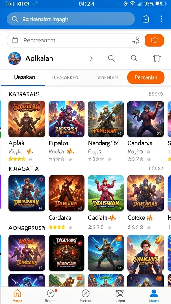 68idn - Antarmuka pengguna yang intuitif dan menarik.