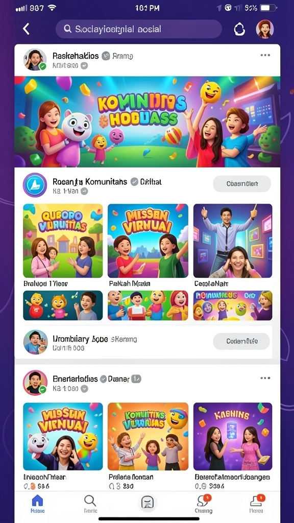 bokedomino - Tampilan antarmuka yang menarik dan user-friendly.