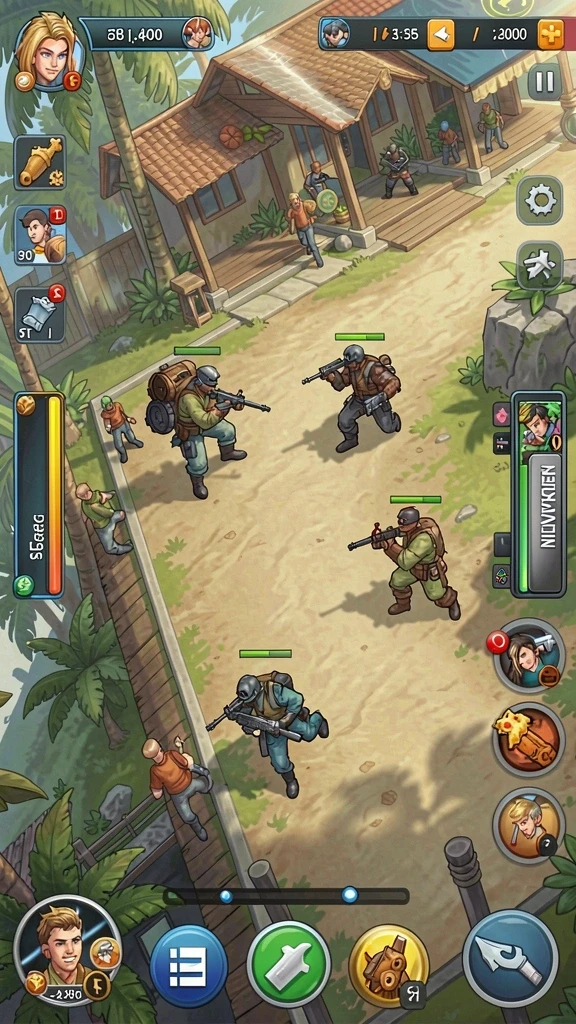 bos5000 - Fitur multiplayer yang memungkinkan bermain bersama teman.