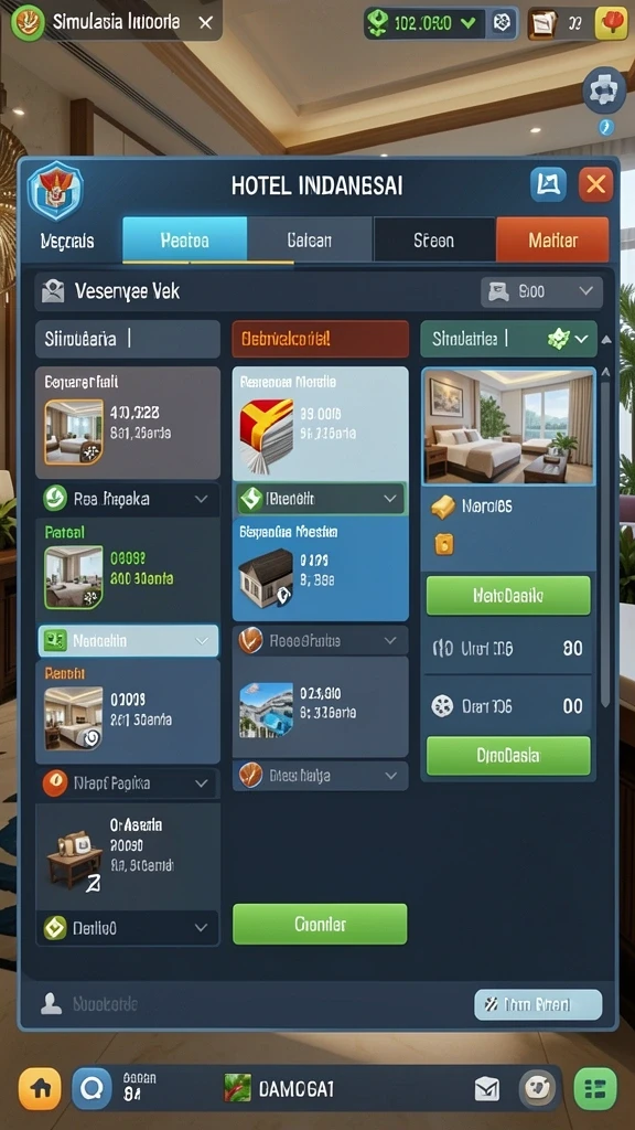 sp212 - Menu karakter yang kaya akan pilihan.
